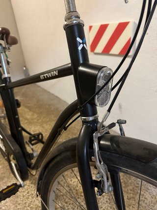 Bicicleta Paseo BTWIN Negra