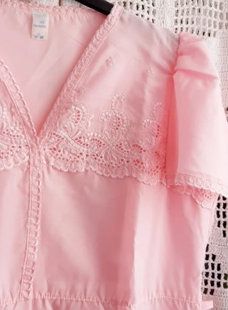 Camisa dormir rosa comprida S/M LOJA DE LINGERIE