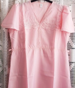 Camisa dormir rosa comprida S/M LOJA DE LINGERIE