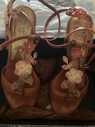 Zapatos Roberto Cavalli Diseño Flores