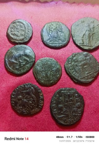 Lotto di 8 monete antiche