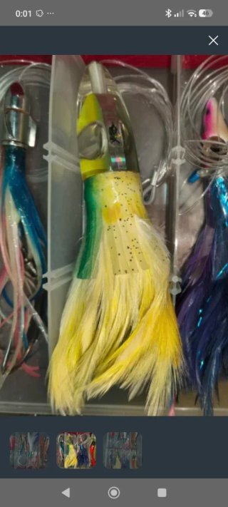 Williamson Pluma Amarilla Señuelo Pesca