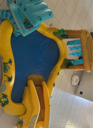 Piscina infantil con tobogán Intex