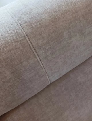 Poltrona relax in tessuto beige