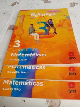 Matemáticas SM Revuela 3 primaria 3 libros