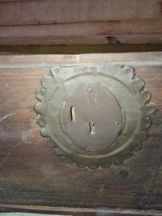 Baúl de madera antiguo 114x46cm