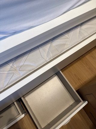 Cama infantil con nido y almacenaje