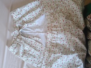 Falda corta cruzada estampado floral