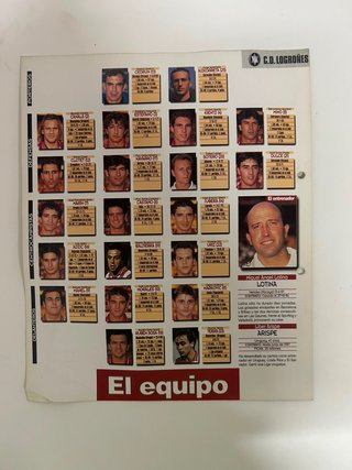 Pack coleccionista C.D. Logroñés.NEGOCIABLE