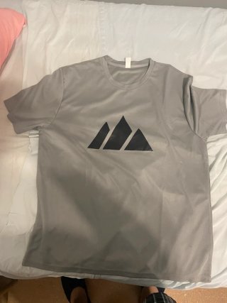 Pack 2 Camisetas Deportivas Nuevas Gris y Blanca