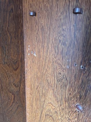 Mueble de salón madera y cristal