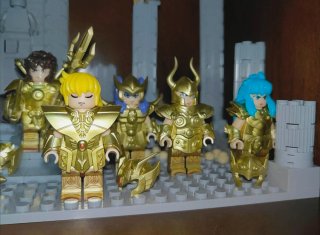 Set 12 mini figure Cavalieri dello Zodiaco