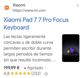 Teclado Xiaomi Pro Focus para Xiaomi Pad 7 / 7 Pro