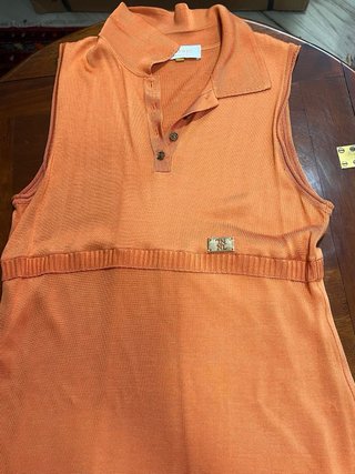Vestido de punto Naulover naranja