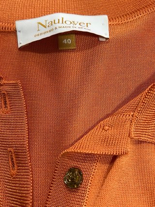 Vestido de punto Naulover naranja