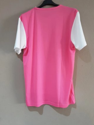 Camiseta Adidas Rosa y Blanca Talla M