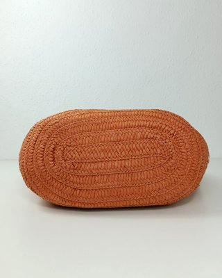 Bolso Tote de Rafia Naranja XL