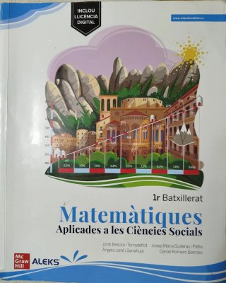 Matemàtiques Aplicades a les Ciències Socials 1...