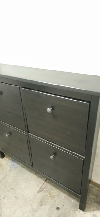 Zapatero Hemnes Ikea Grande Negro