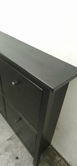 Zapatero Hemnes Ikea Grande Negro