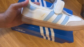 Adidas Samba Jane Azul y Blanco