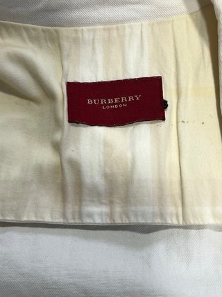 Chaqueta Burberry Blanca