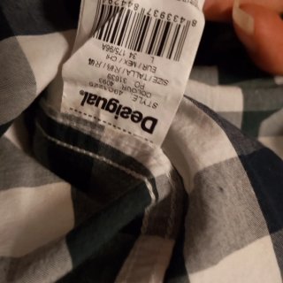 Camisa Desigual cuadros multicolor