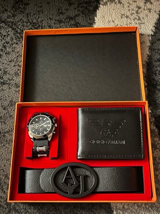 Set Regalo: Cartera, Cinturón y Rel