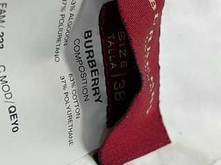 Chaqueta Burberry Blanca