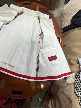Chaqueta Burberry Blanca