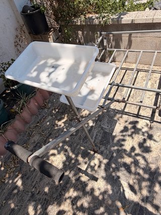 Carro de pesca con ruedas