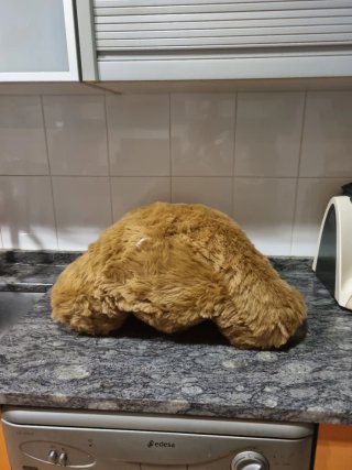 Oso Peluche Grande Quirón Vintage  44cm