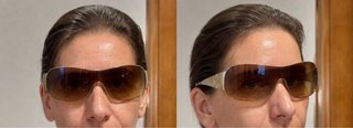Occhiali da sole Vogue donna marroni e dorati