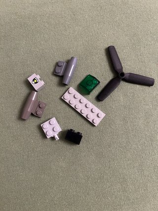 Set Lego 1149 Air Police incompleto