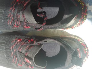 Scarpe Puma Uomo Tg. 42.5 Nere Rosse
