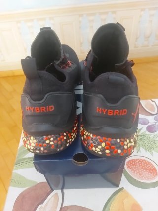Scarpe Puma Uomo Tg. 42.5 Nere Rosse