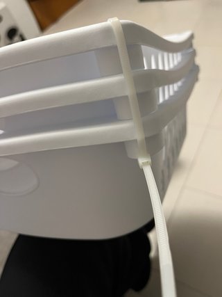 3 Scaffali in Plastica Bianchi