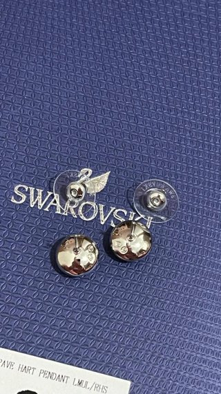 Conjunto Swarovski collar y pendientes verde