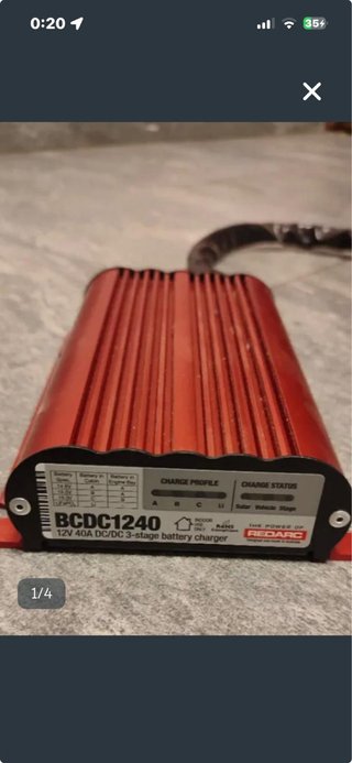 Cargador Redarc BCDC1240 12V 40A