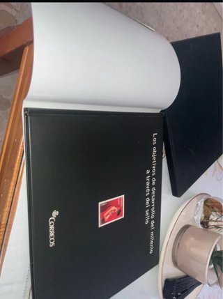 Libro sellos Objetivos Desarrollo Milenio