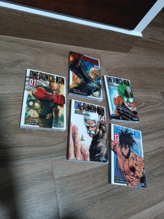5 tomos de one punch man