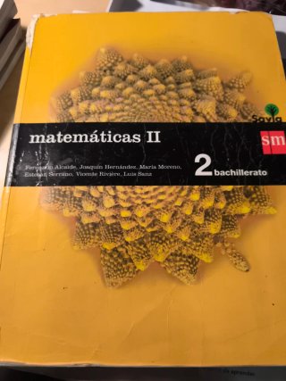 Matemáticas II 2 Bachillerato