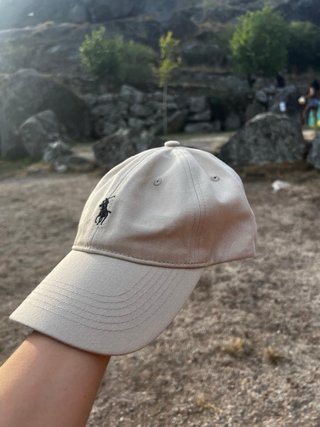 Boné Polo Ralph Lauren bege