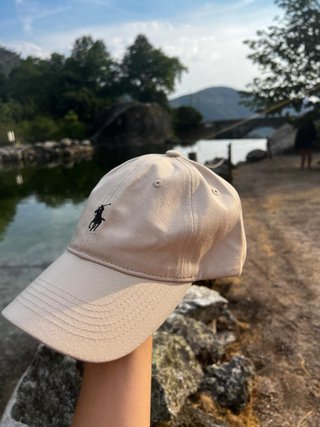 Boné Polo Ralph Lauren bege