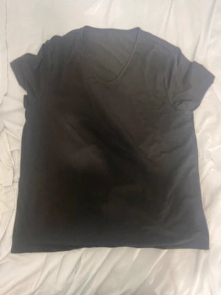 Camiseta unisex negra básica