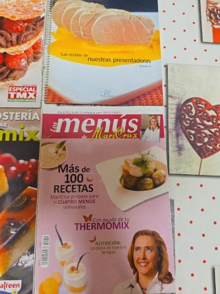 Lote de 5 libros de recetas Thermomix.