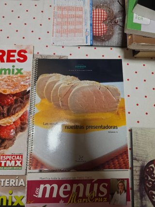Lote de 5 libros de recetas Thermomix.