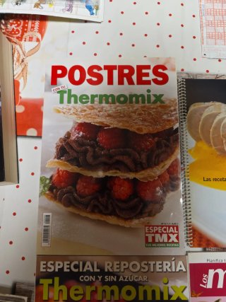 Lote de 5 libros de recetas Thermomix.