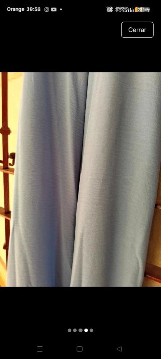 Mono largo azul