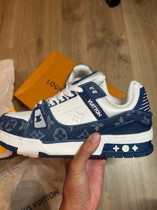 Zapatillas Louis Vuitton Azules y Blancas
